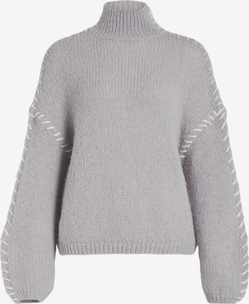 VILA Sweater in Grey: front