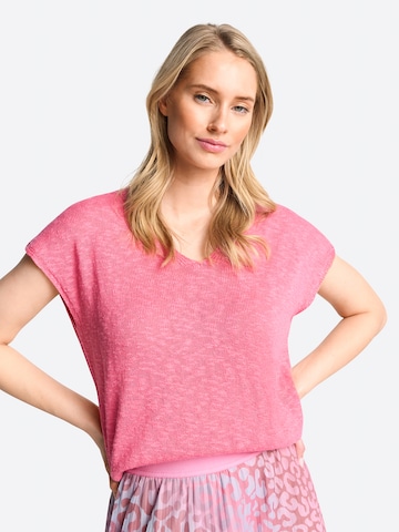 Pull-over Rich & Royal en rose : devant