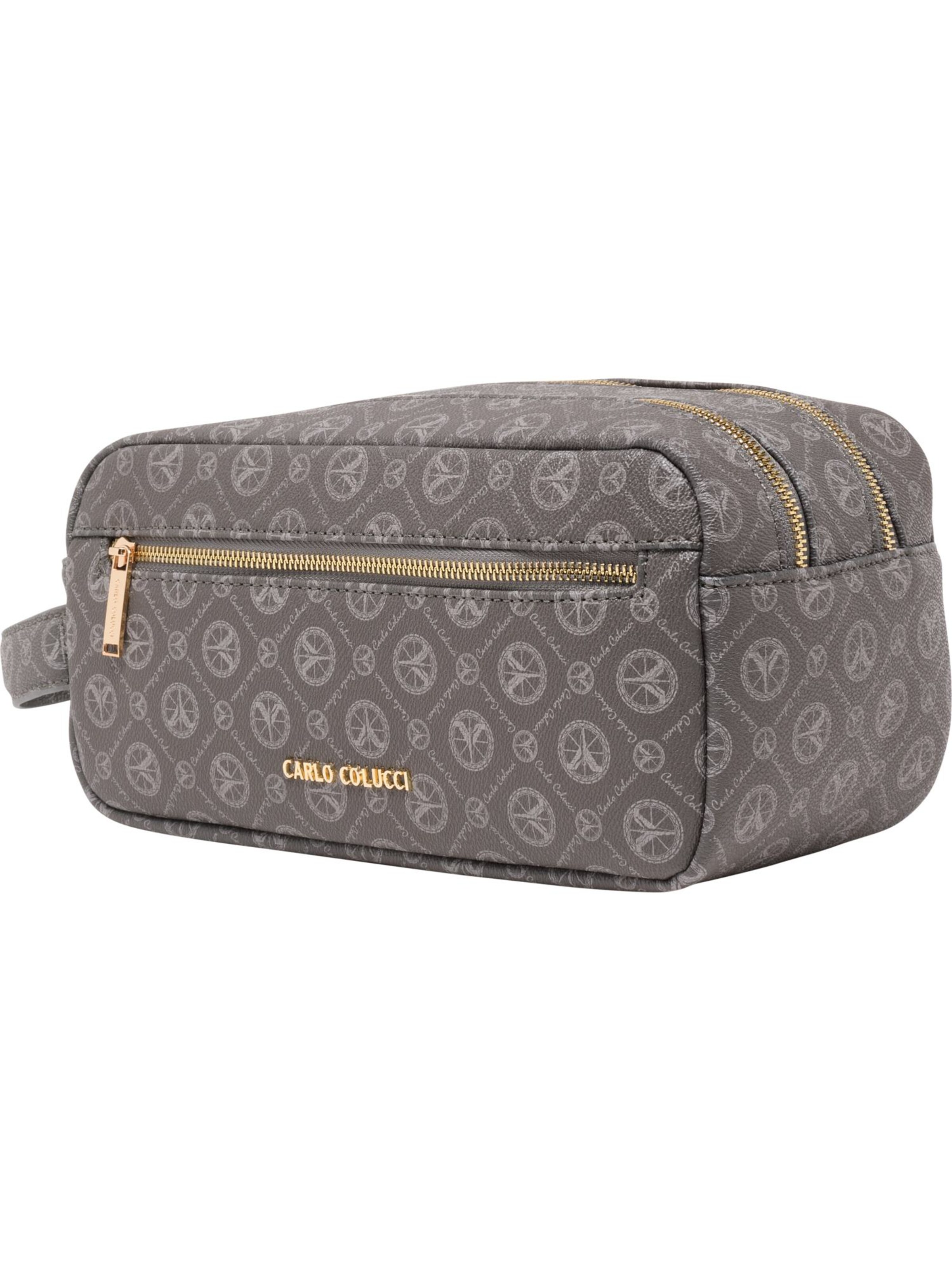 Carlo Colucci Kosmetiktasche in Grau