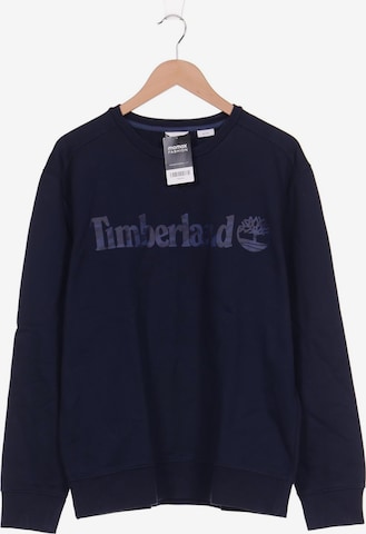 TIMBERLAND Sweatshirt & Zip-Up Hoodie in XL in Blue: front
