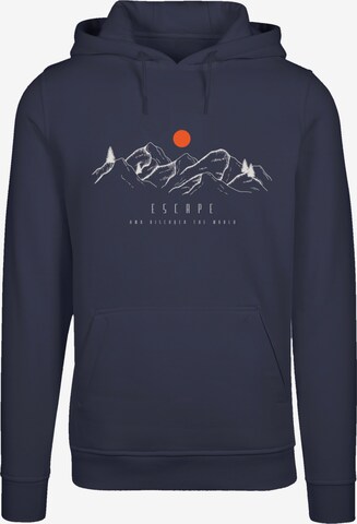 F4NT4STIC Sweatshirt 'Discover the world' in Blue: front