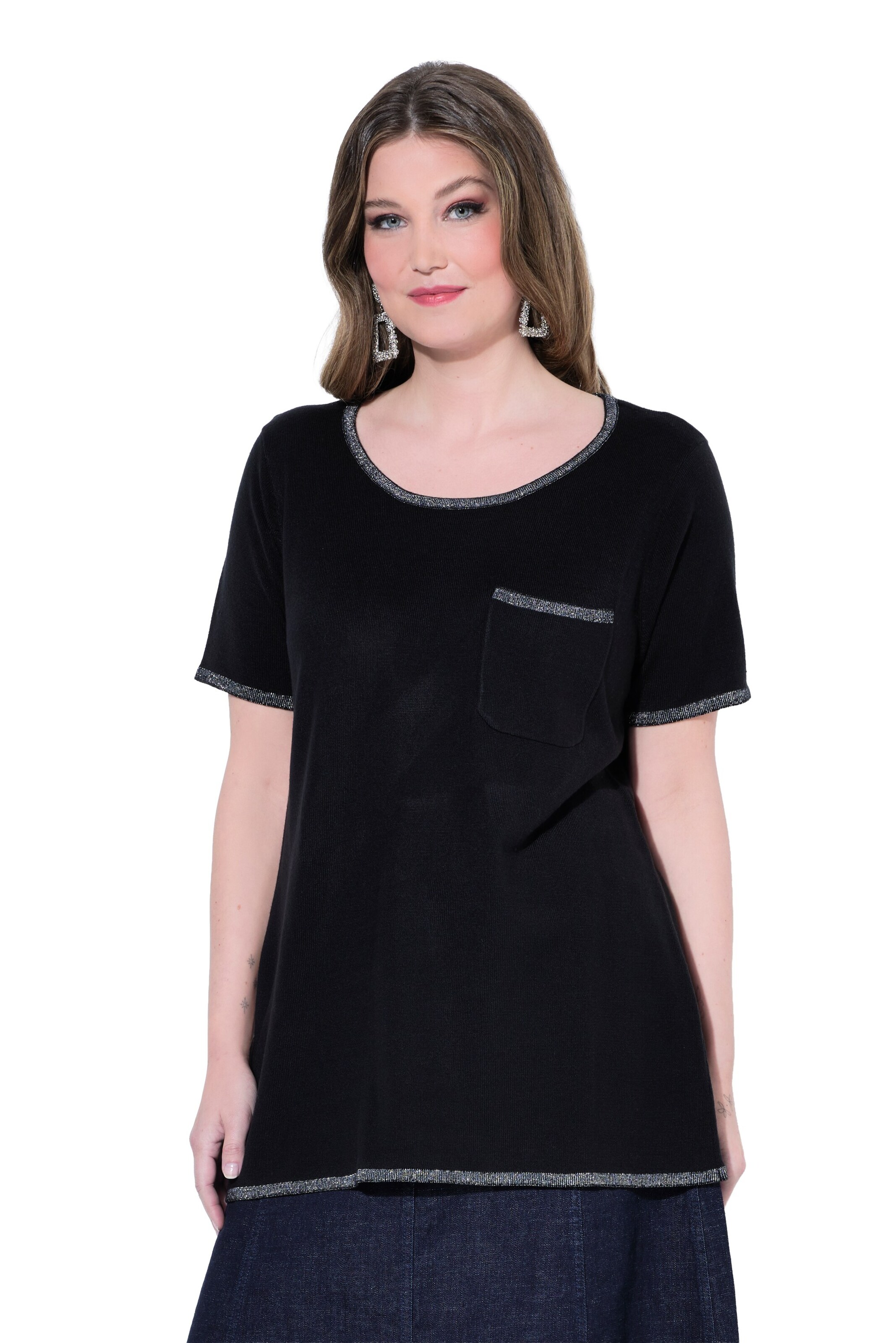 MIAMODA Pullover in Schwarz: Vorderseite