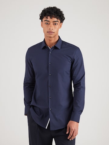 HUGO Slim Fit Hemd 'Koey' in Blau: Vorderseite
