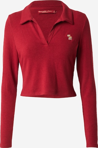 Abercrombie & Fitch Shirt in Rood: voorkant