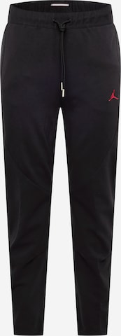 Slimfit Pantaloni sport de la Jordan pe negru: față