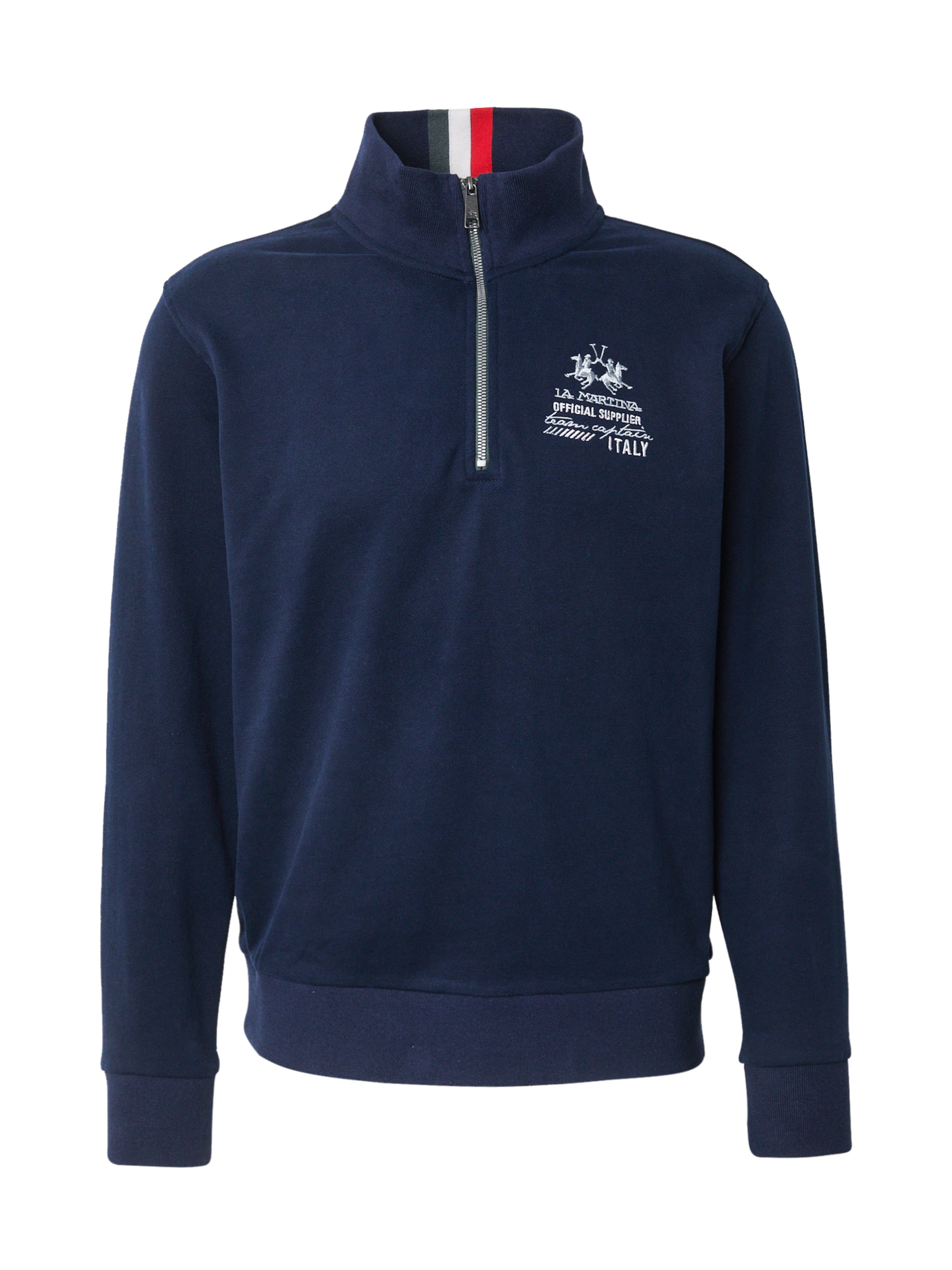 La Martina - Sudadera en azul: frente