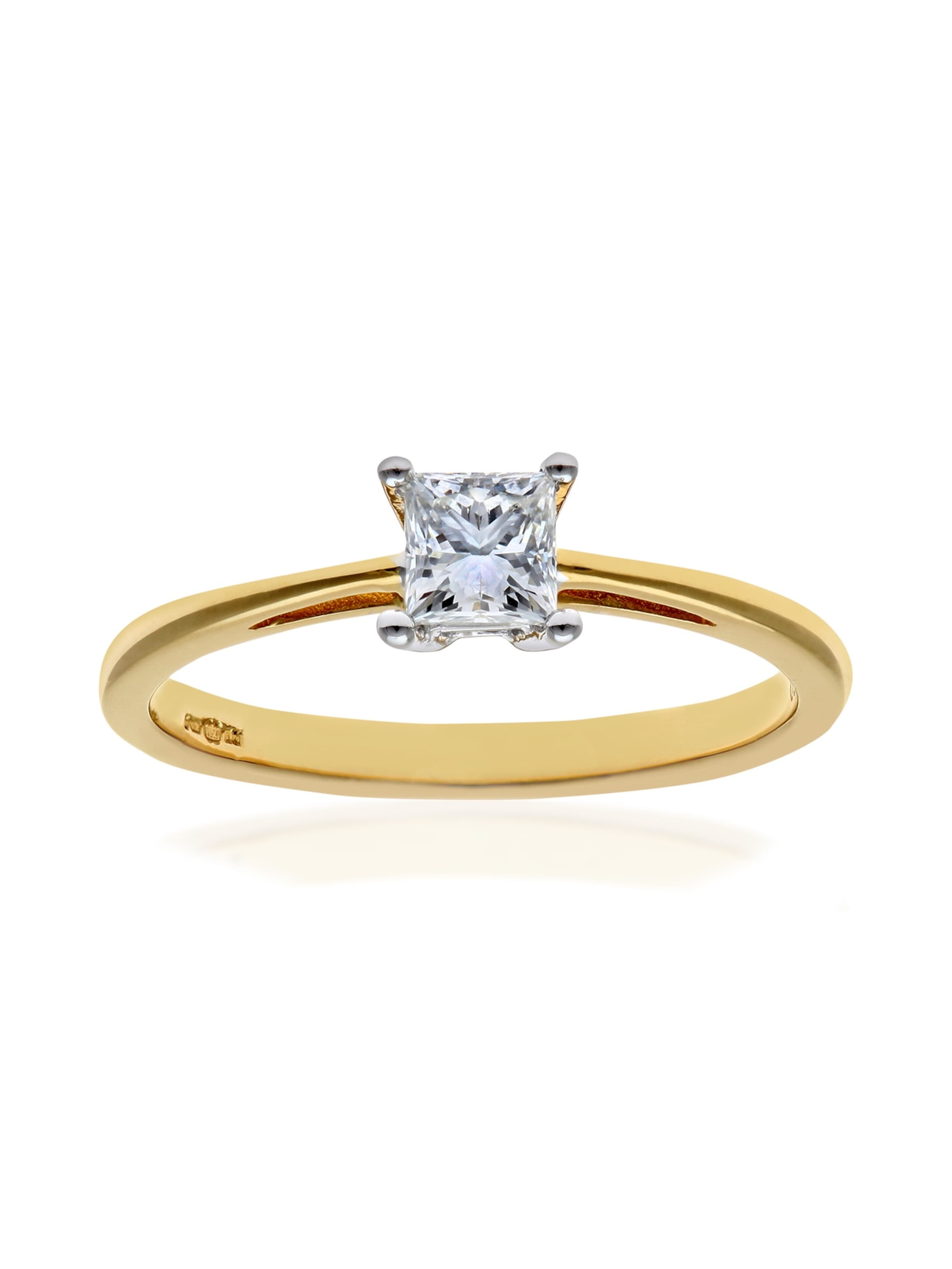 DIAMANT LETERNEL Ring in Gold: front