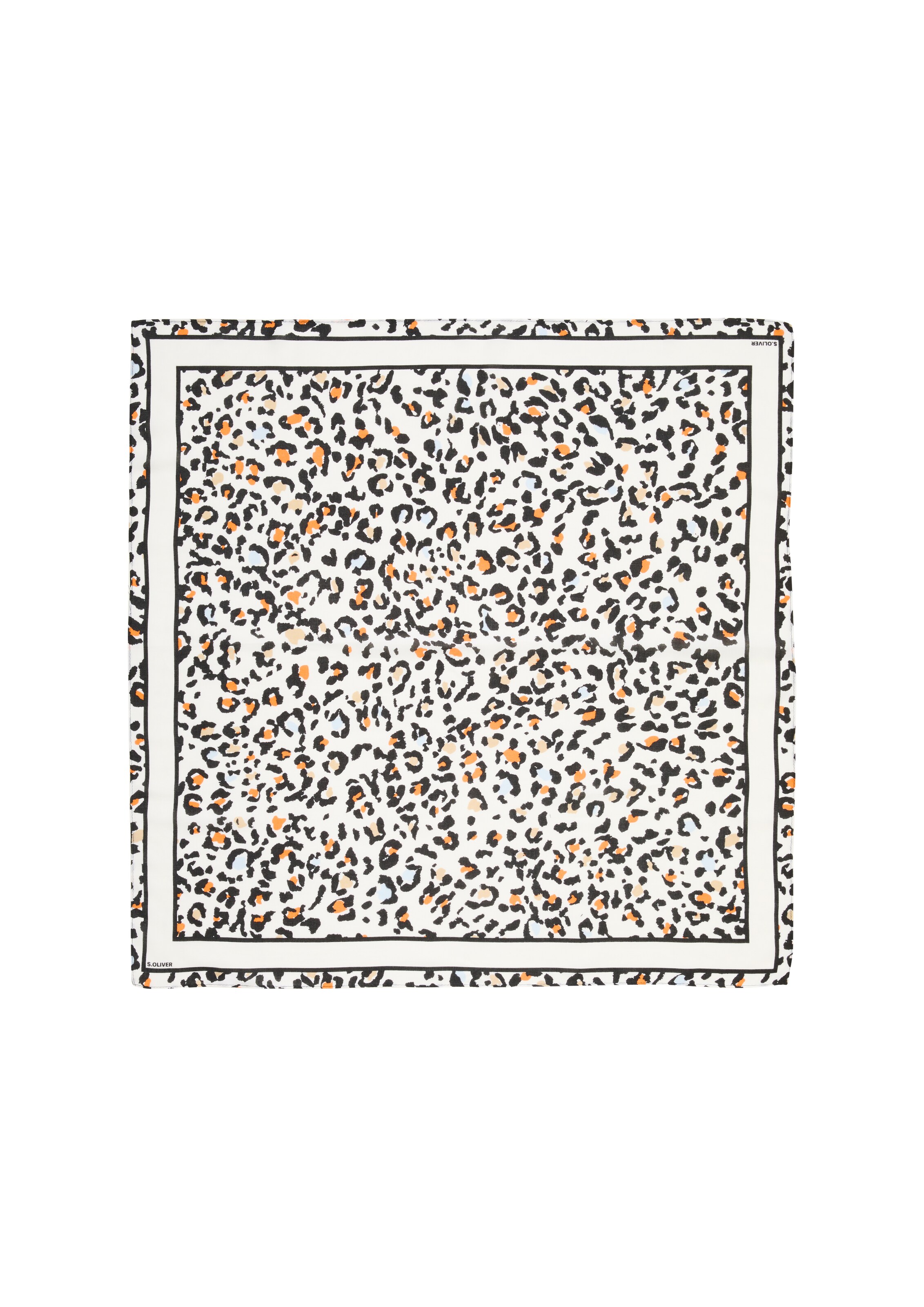 s.Oliver Tuch in ecru / orange / schwarz, Produktansicht