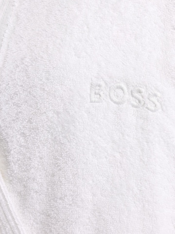 BOSS Home Long Bathrobe 'EDGE' in White