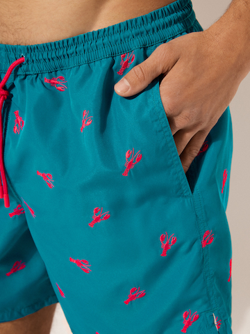 CALZEDONIA Regular Badeshorts in Blau