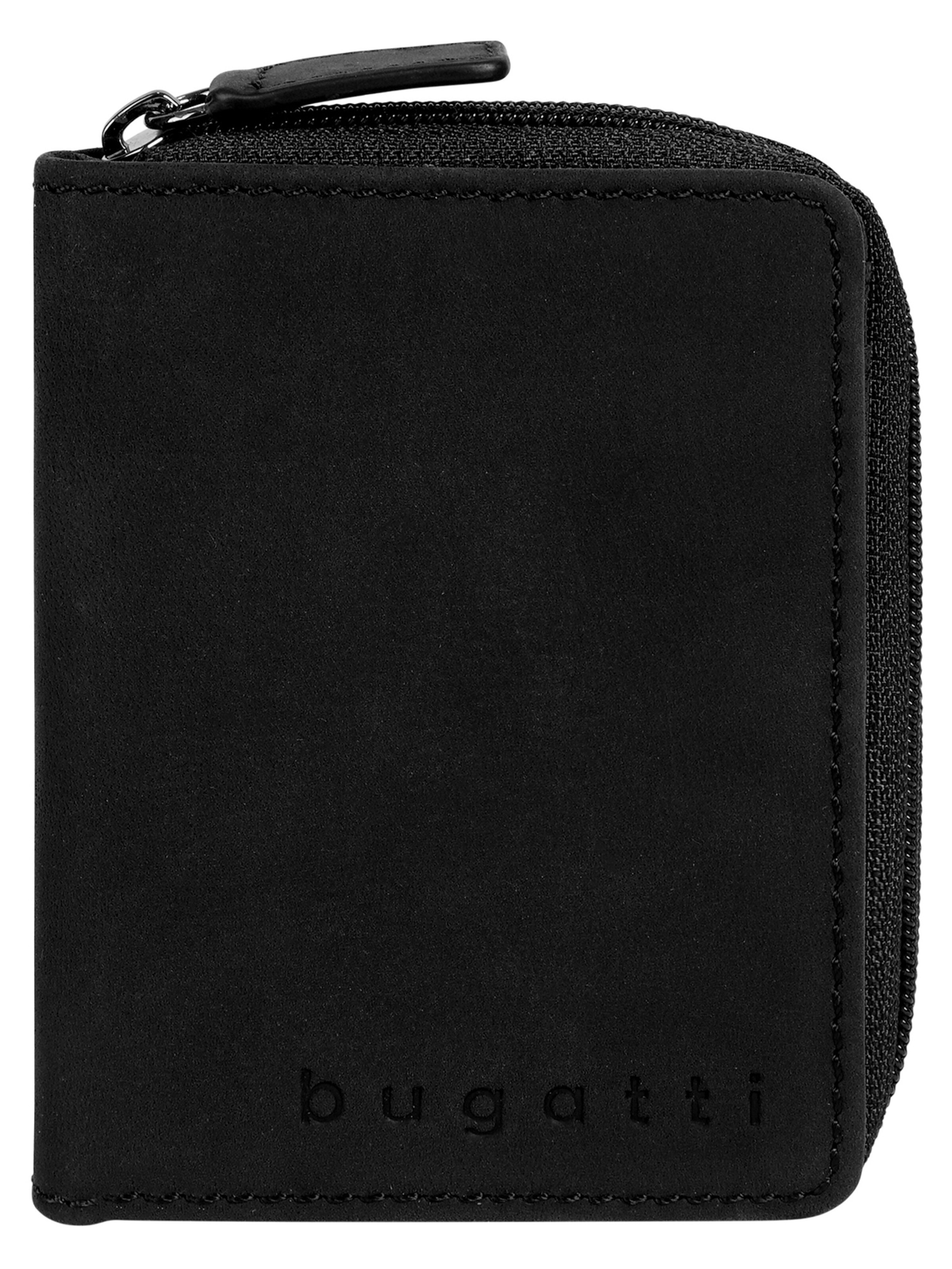 bugatti Portemonnaie 'LUCA'‌‌ in Schwarz: Vorderseite