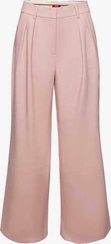 Pantalon à pince ESPRIT en rose : devant