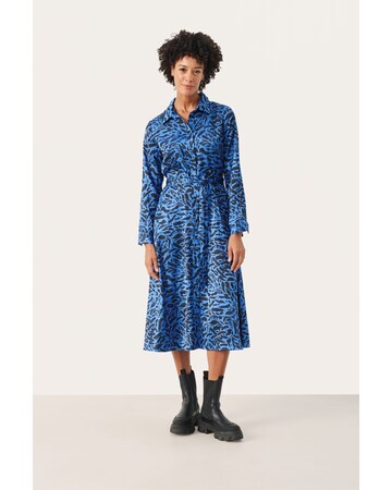 Part Two Shirt Dress 'Shelby' in Blue