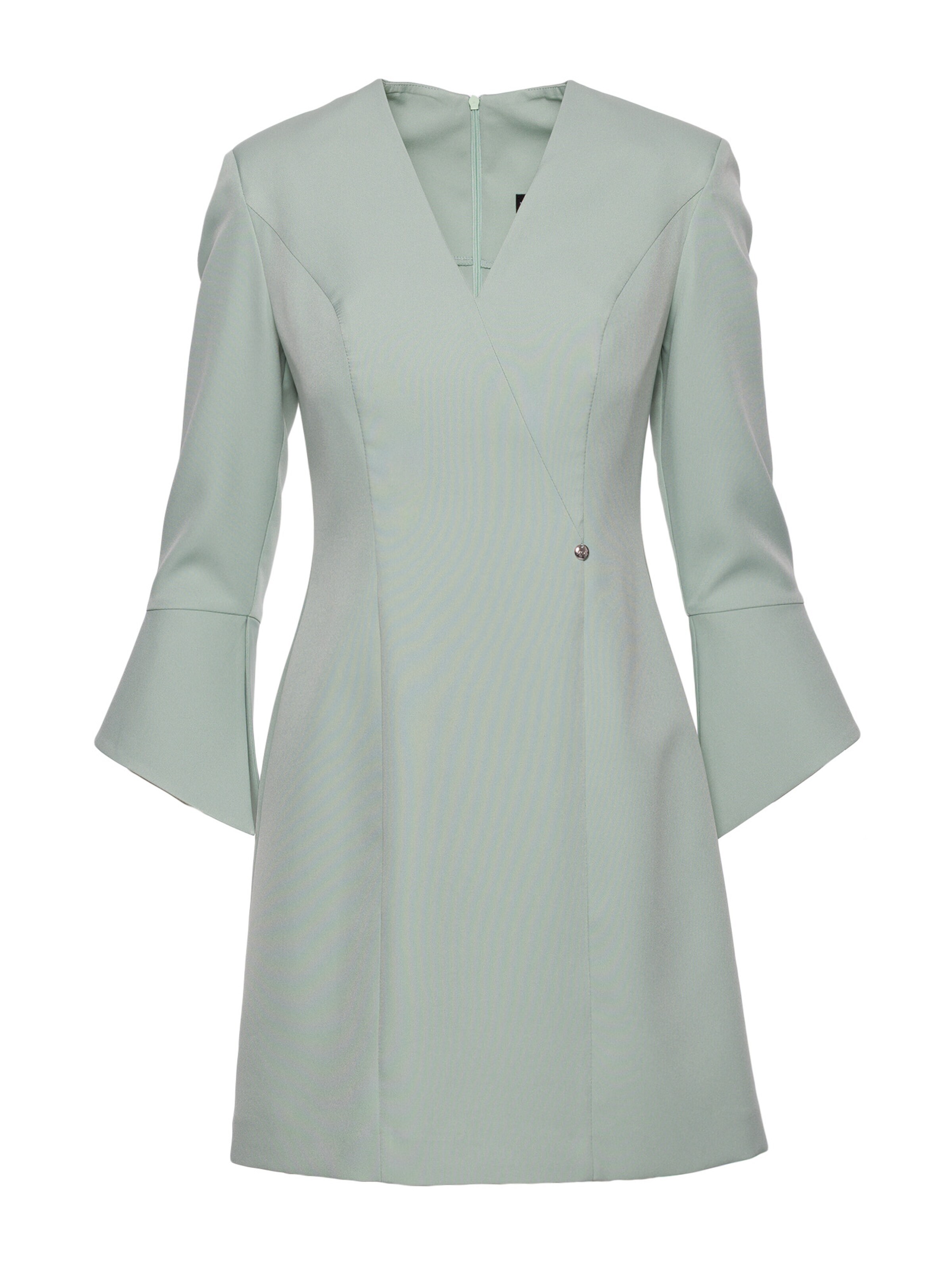 Rochie 'Sukienka z szerokimi mankietami' de la made of emotion pe verde: față