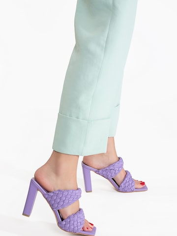 Mule 'Cathie' Celena en violet