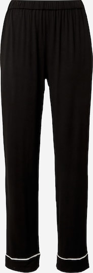 Pantaloni de pijama TOMMY HILFIGER pe negru / alb, Vizualizare produs