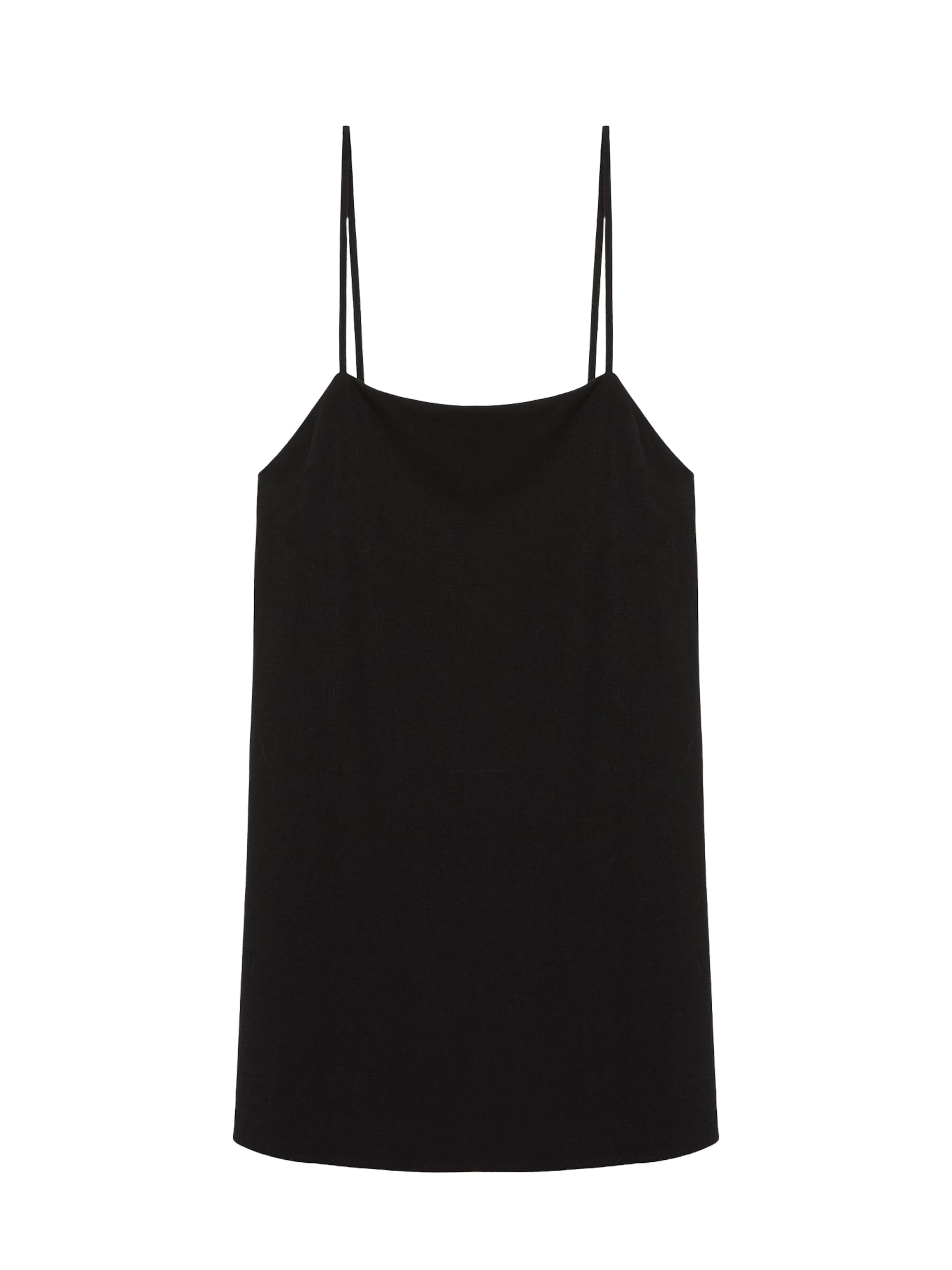 Pull&BearHaljina - crna boja: prednji dio