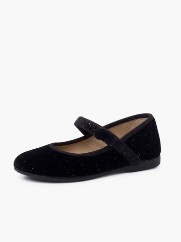 Ballerines Pisamonas en noir : devant