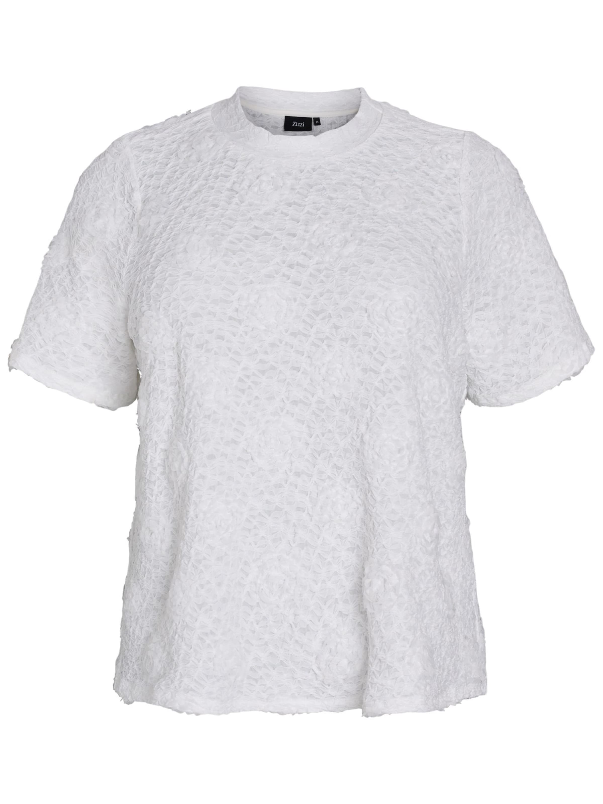 Zizzi Blúzka 'Molina' - Biela: predná strana