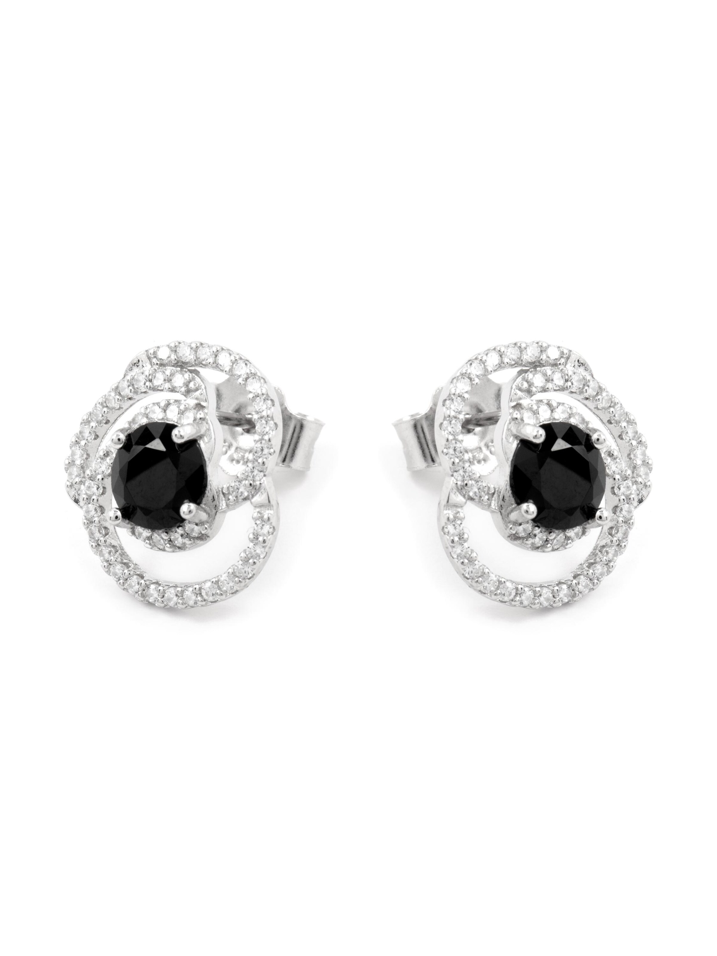 Luxenter - Pendientes 'TYVE' en negro