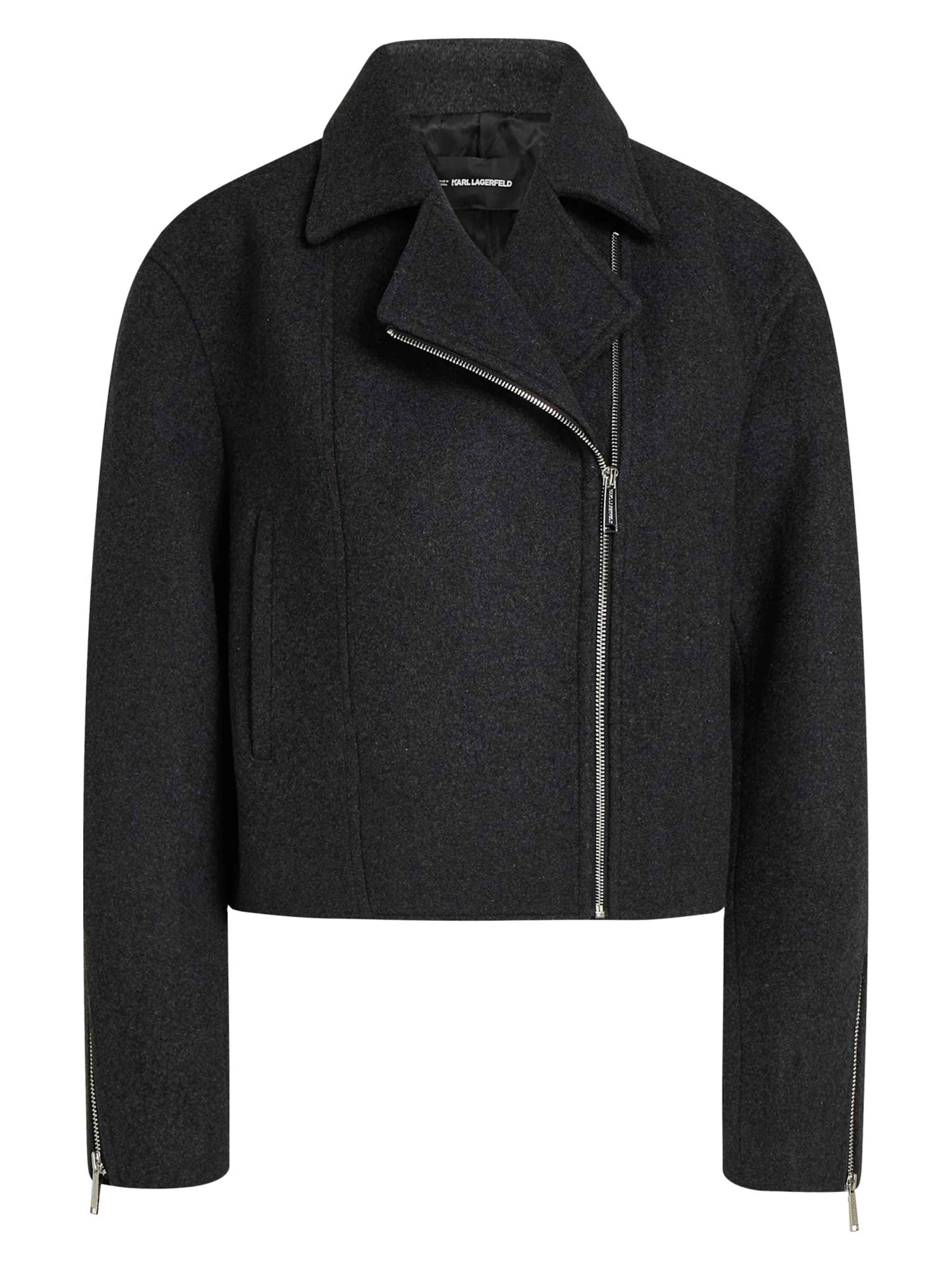 Karl Lagerfeld Jacke in Grau: Vorderseite