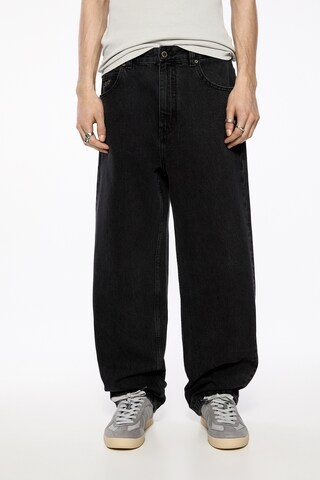 Loosefit Jean Pull&Bear en noir