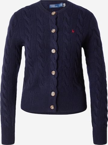 Polo Ralph Lauren Gebreid vest in Blauw: voorkant