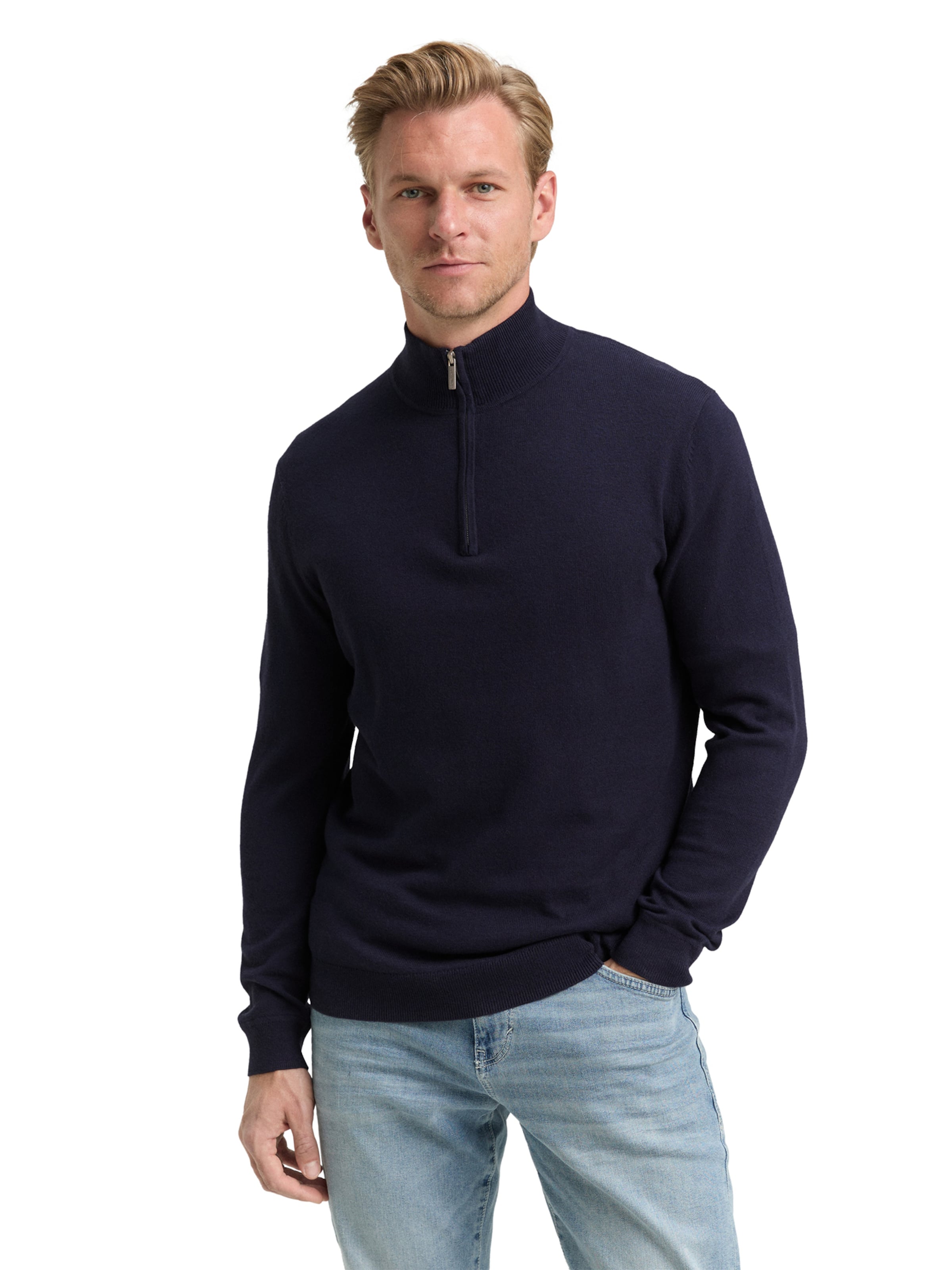 TOM TAILOR Pullover in Blau: Vorderseite