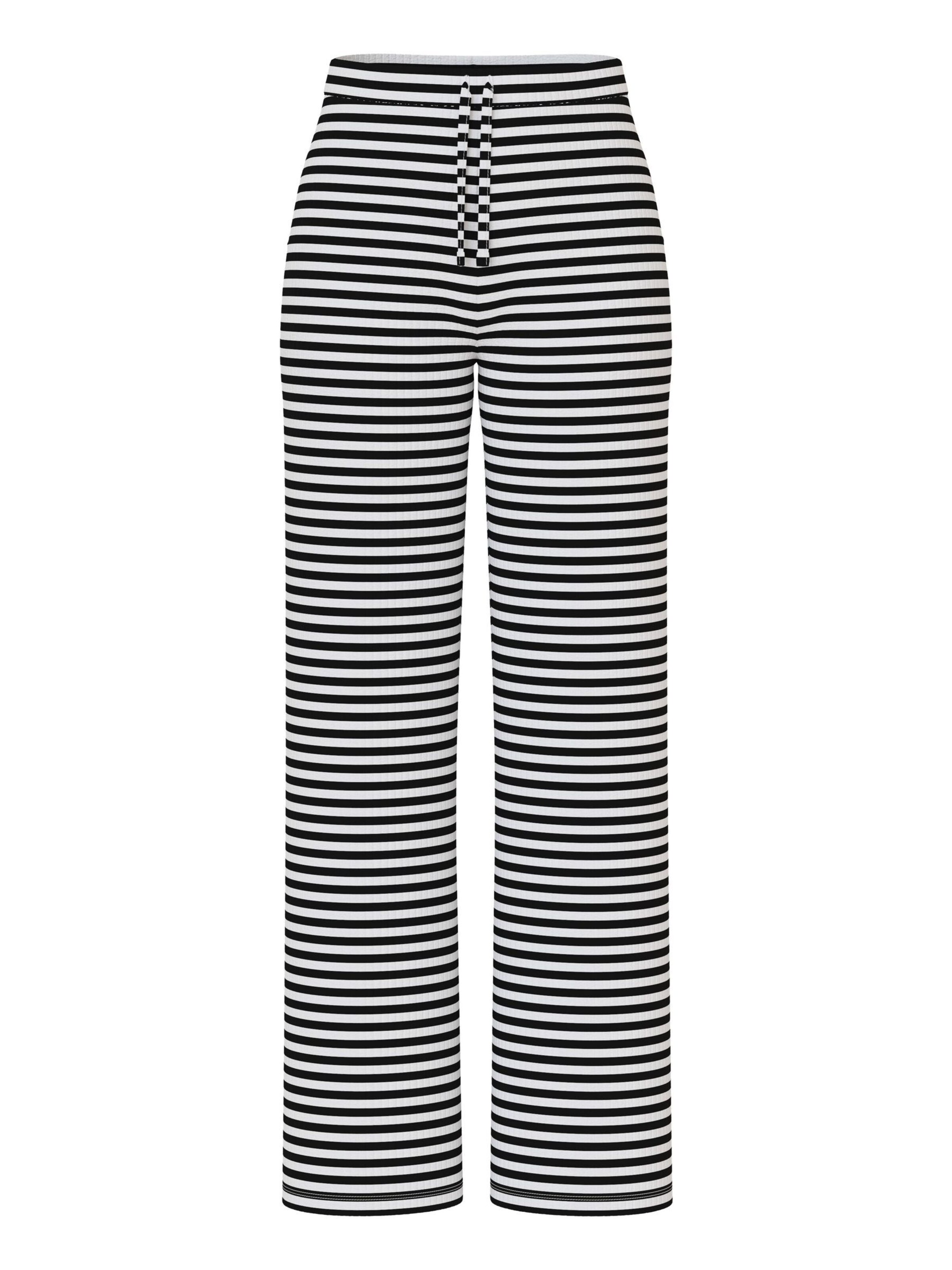 Pantalon 'PCLAYA' PIECES en noir : devant