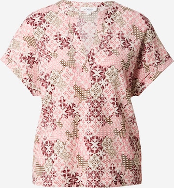 s.Oliver Blus i rosa: framsida