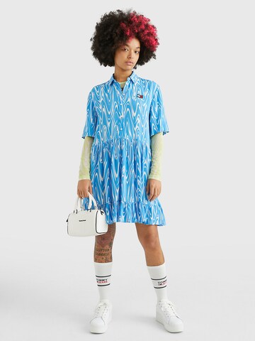 Tommy Jeans Shirt Dress in Blue