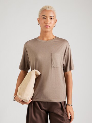 Marc O'Polo - Camisa em castanho: frente