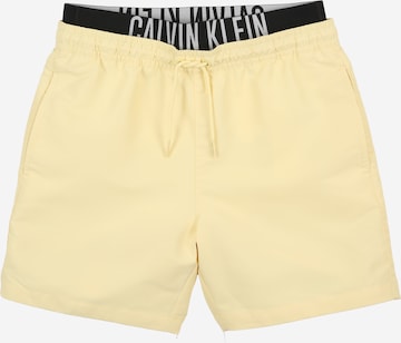 Calvin Klein Swimwear Swimming shorts 'Intense Power' in Yellow: front