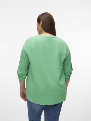 Vero Moda Curve Bluse i grøn