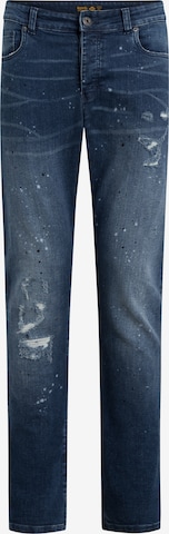 BENCH Slimfit Jeans 'SLIM' in Blauw: voorkant