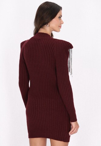 faina Knit dress in Purple