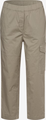 Marc O'Polo Tapered Cargobroek in Groen: voorkant