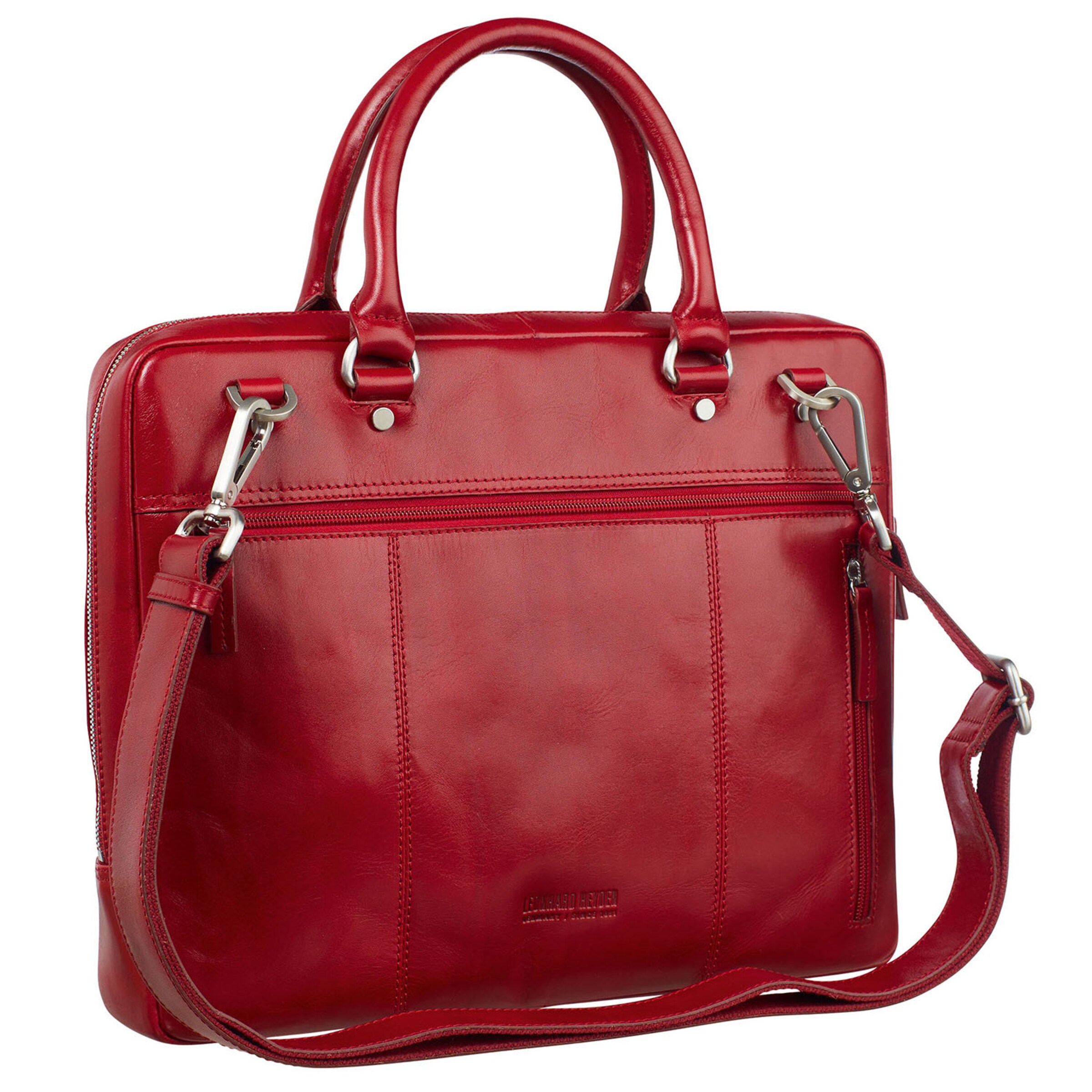 LEONHARD HEYDEN Document bag 'Cambridge' in Red