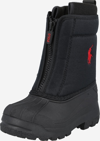 Polo Ralph Lauren Snow Boots 'QUILO' in Black: front