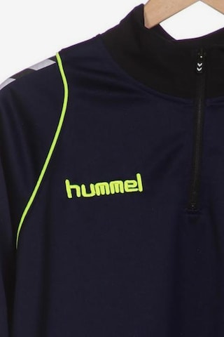 Hummel Sweatshirt & Zip-Up Hoodie in XL in Blue