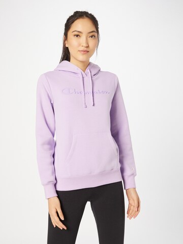 Champion Authentic Athletic Apparel Sweatshirt in Purple: front