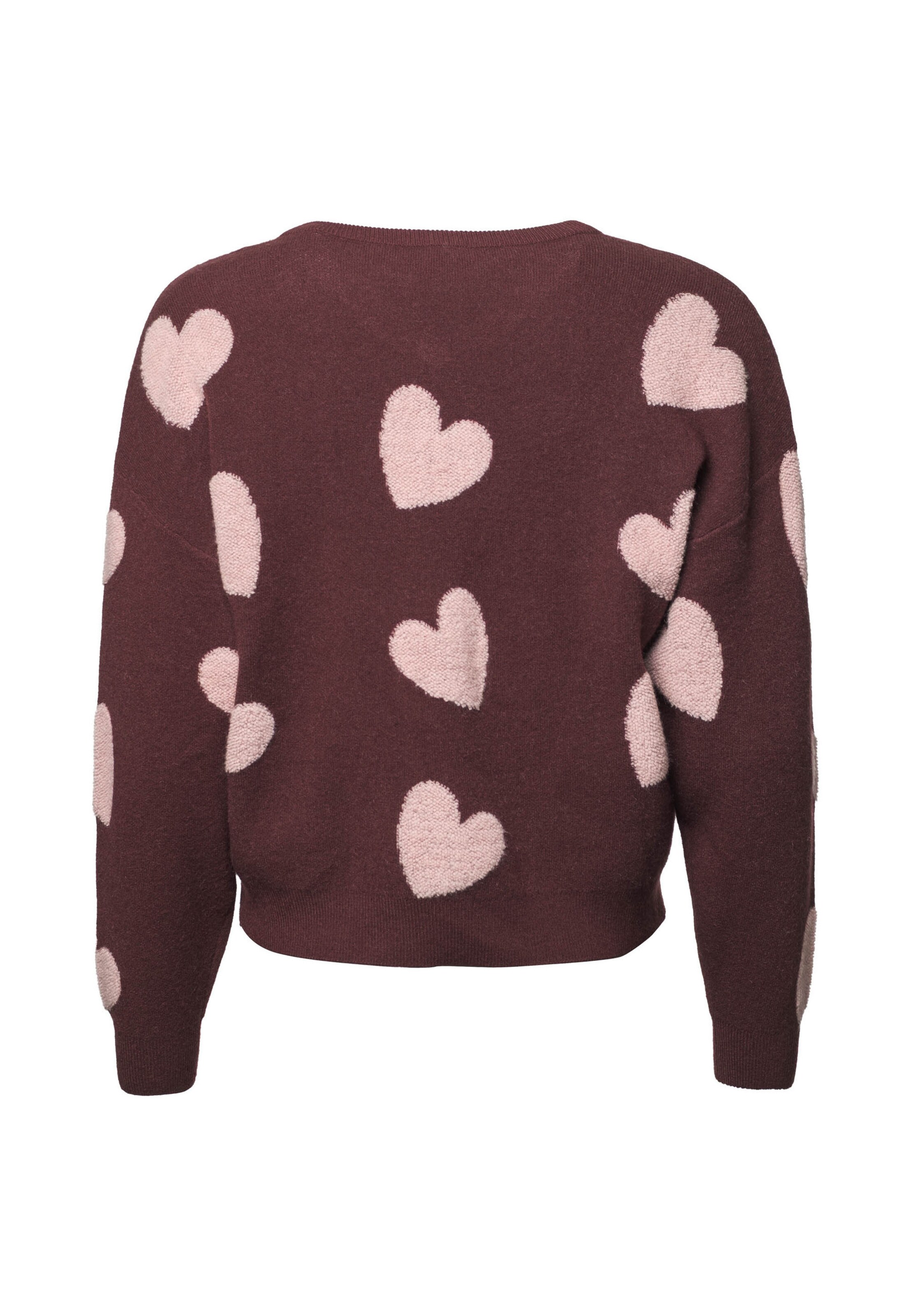Kleinigkeit Pullover 'Lovely Wollma' in Rot