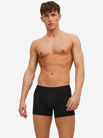 JACK & JONES Boxershorts 'Jacsolid' in Zwart