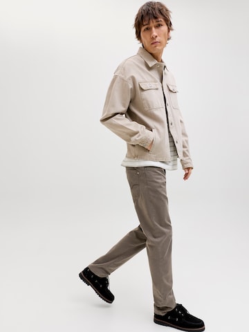 JACK & JONES Regular Byxa 'JPSTCLARK FINN' i brun