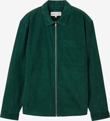 TOM TAILOR DENIM Tussenjas in Groen: voorkant