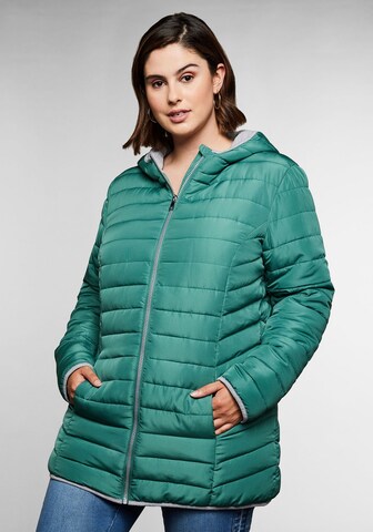 SHEEGO - Chaqueta de entretiempo en verde: frente