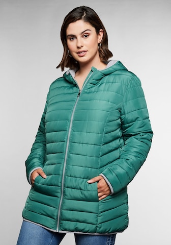 SHEEGO Between-season jacket in Green: front