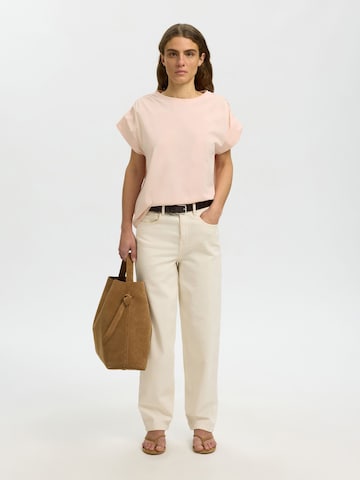 SELECTED - Camiseta en naranja