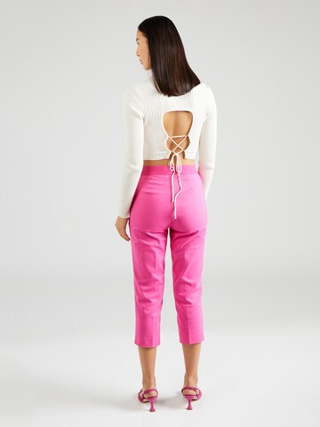 Regular Pantalon à plis 'Mia' Marks & Spencer en rose