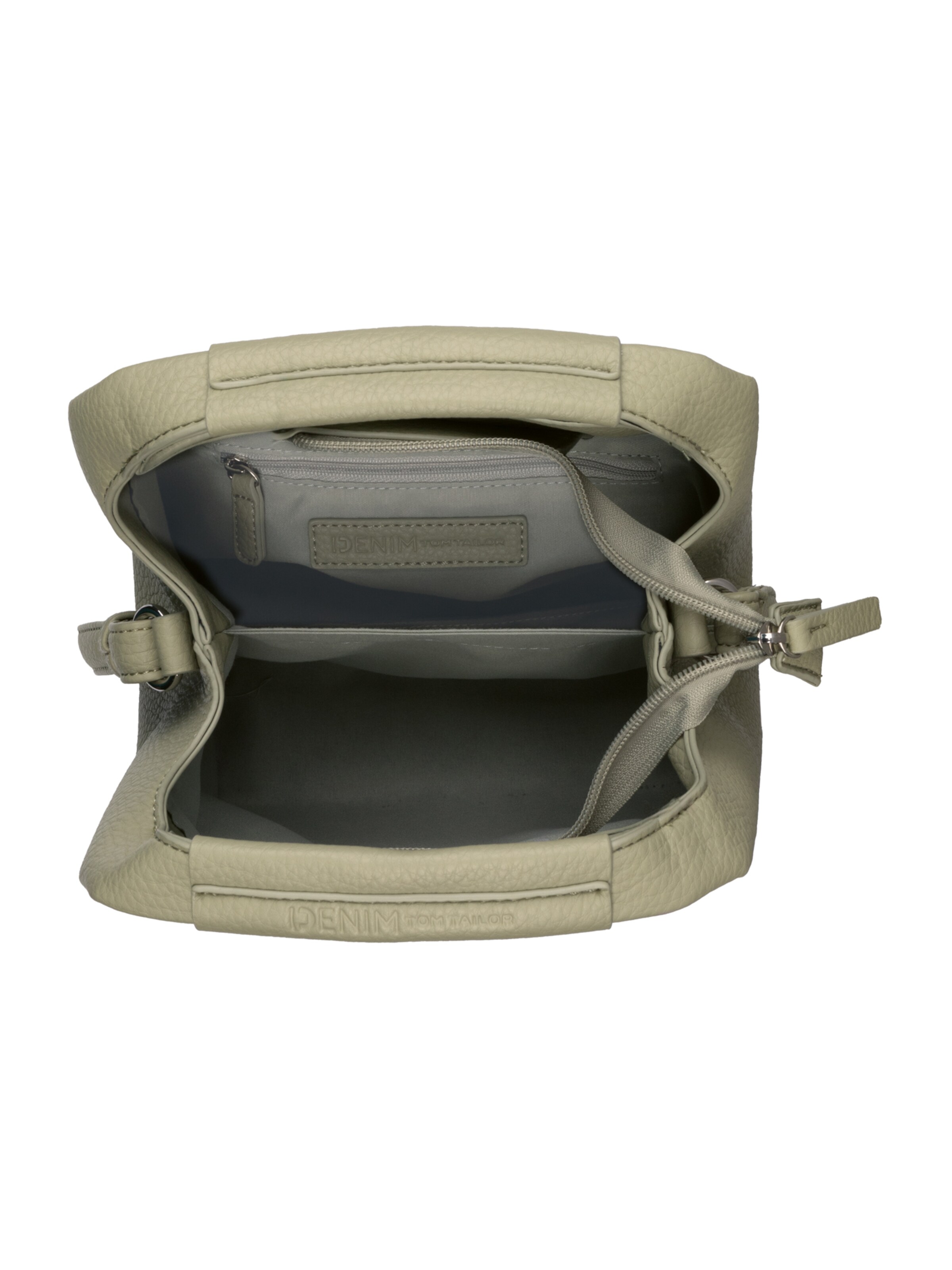 TOM TAILOR DENIM Handtas 'Luara' in Groen